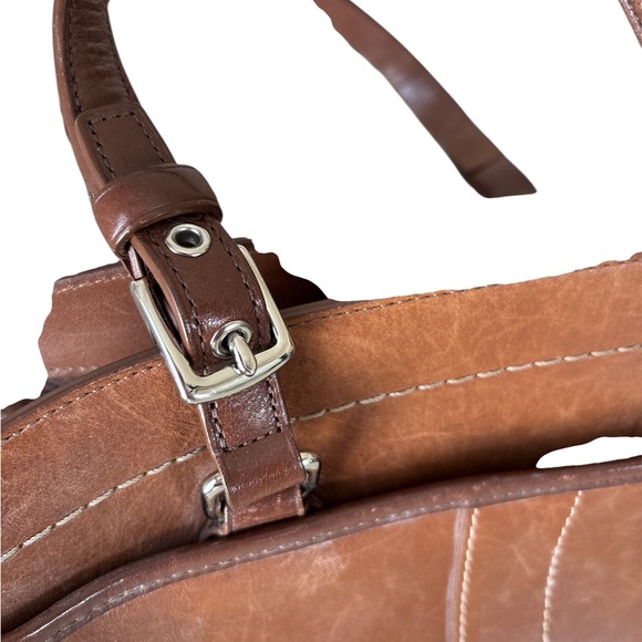 Vintage Coach Hamilton Cognac Glovetanned Leather Satchel shoulder bag - Picture 12 of 12